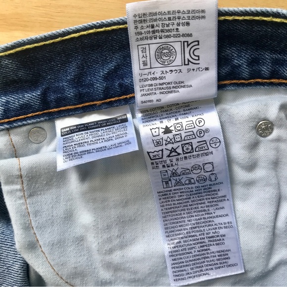 Levi’s 505 Regular Fit Men’s Denim Jeans - Picture 8 of 9